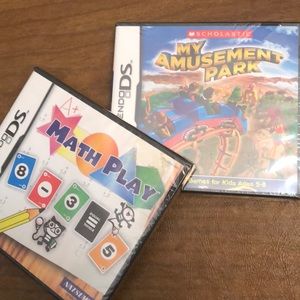 A set of Nintendo DS games
